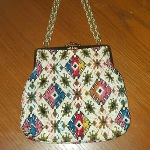 Vintage tapestry handbag purse "Made in Japan"